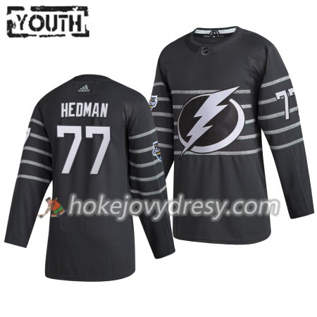 Dětské Hokejový Dres Tampa Bay Lightning Victor Hedman 77  Šedá Adidas 2020 NHL All-Star Authentic